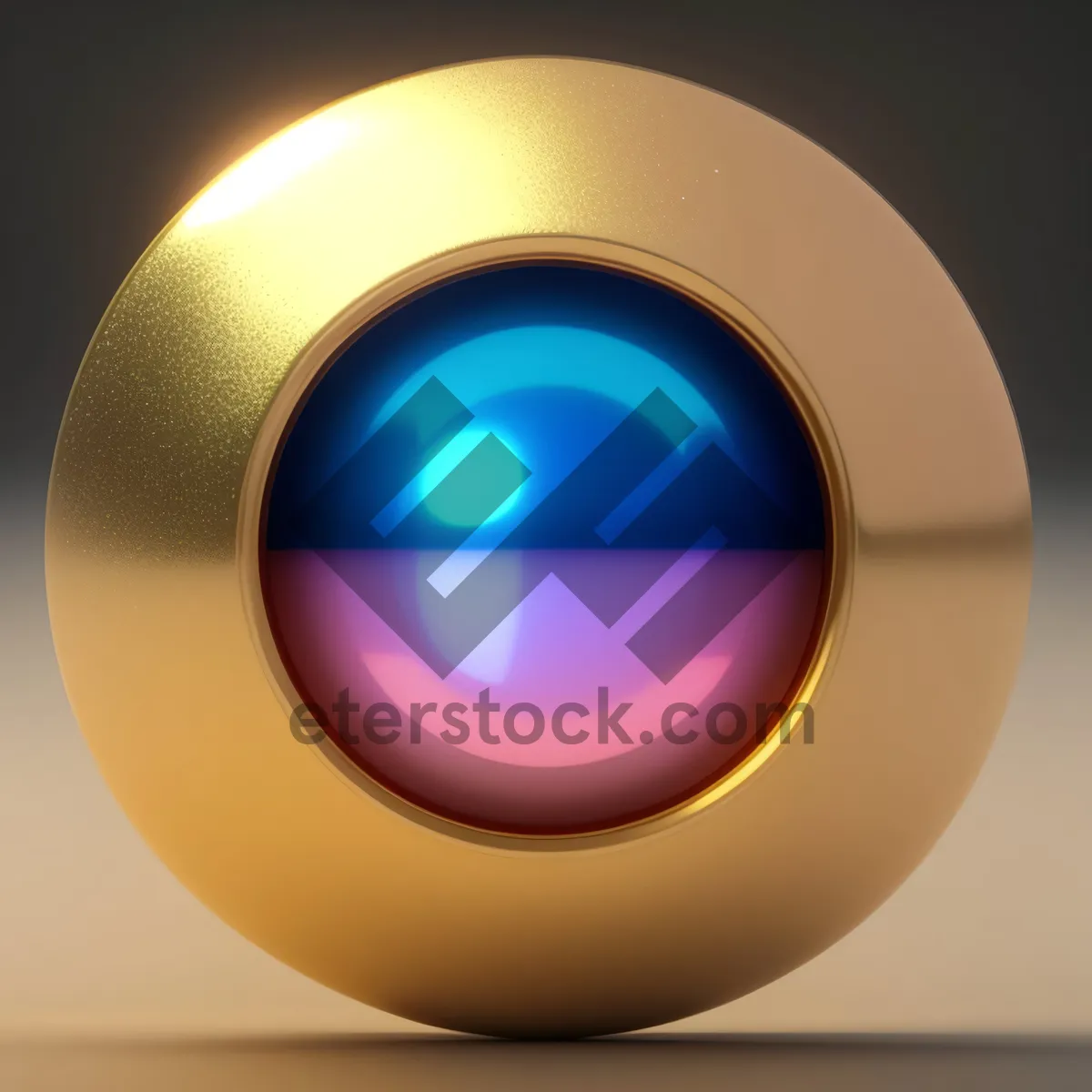 Picture of Shiny Glass Button Web Icon