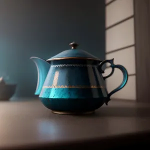 Ceramic Teapot - Traditional Kitchen Utensil for Hot Beverages