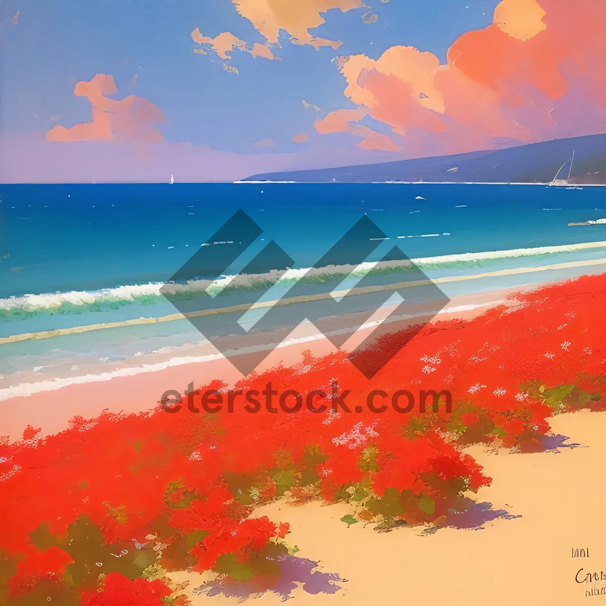 Picture of Serenity by the Seashore: A Coastal Paradise