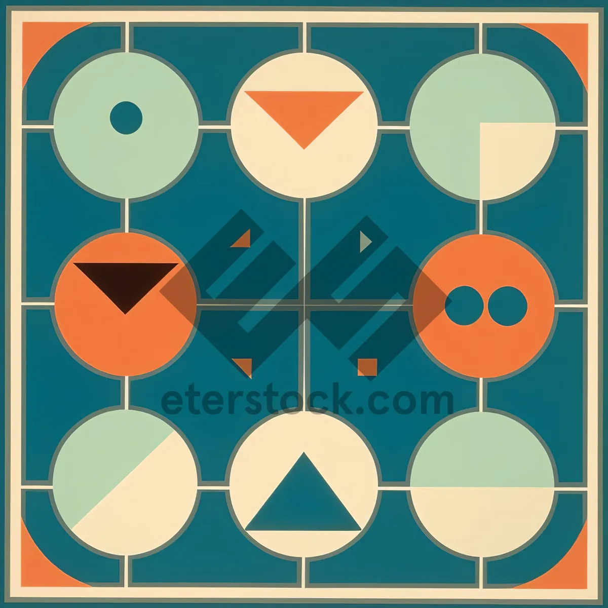 Picture of Web Button Icon Set: Symbolic Graphic Icons for Websites