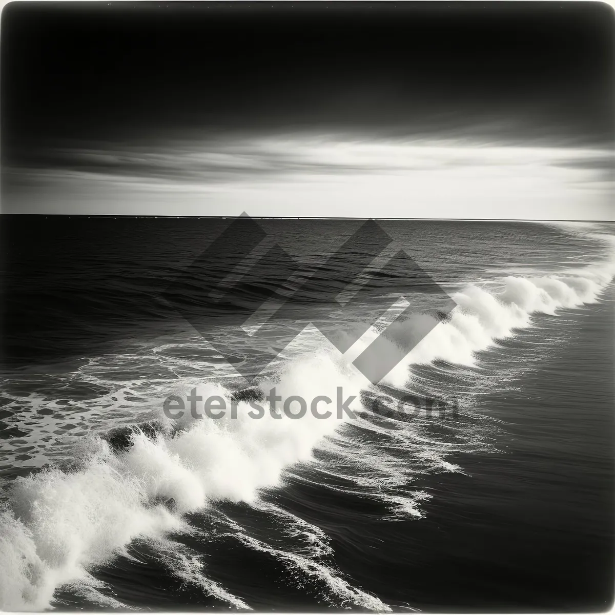 Picture of Serene Sunset Seascape Over Tropical Beach