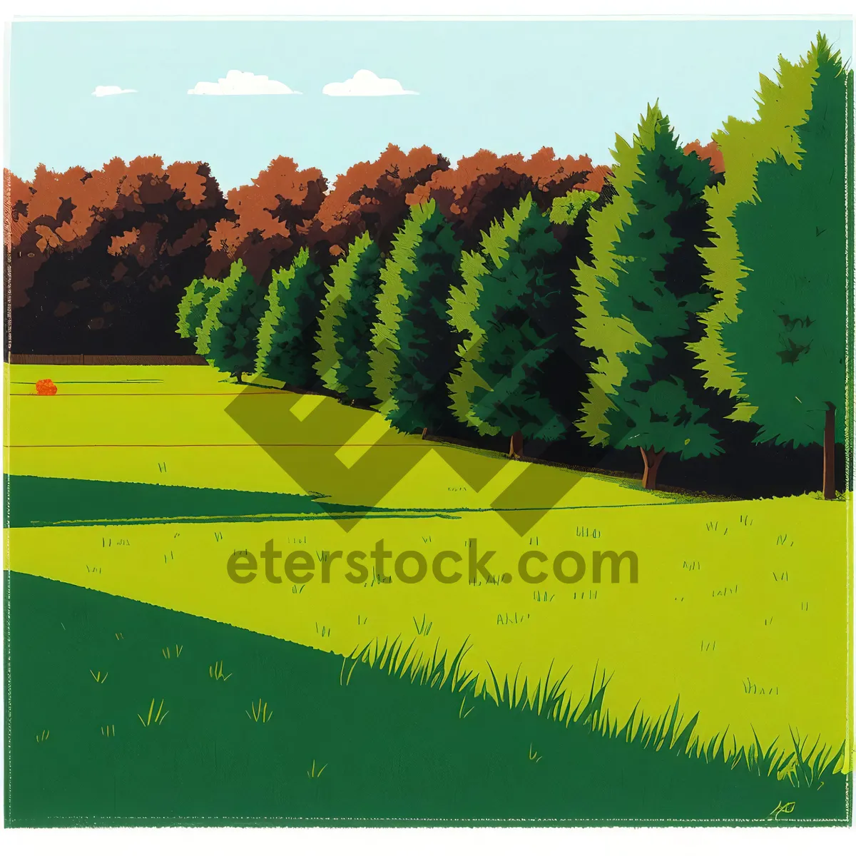 Picture of Serene Reflection: Tree amidst Lake and Sky