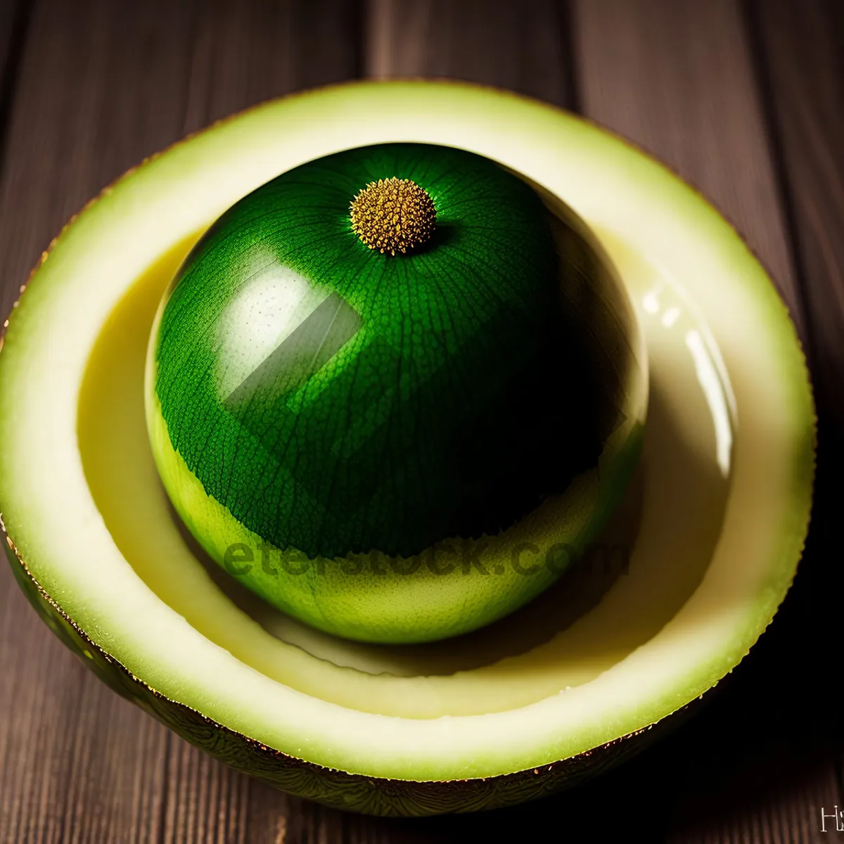 Picture of Tropical Avocado Slice - Fresh and Nutritious Edible Fruit