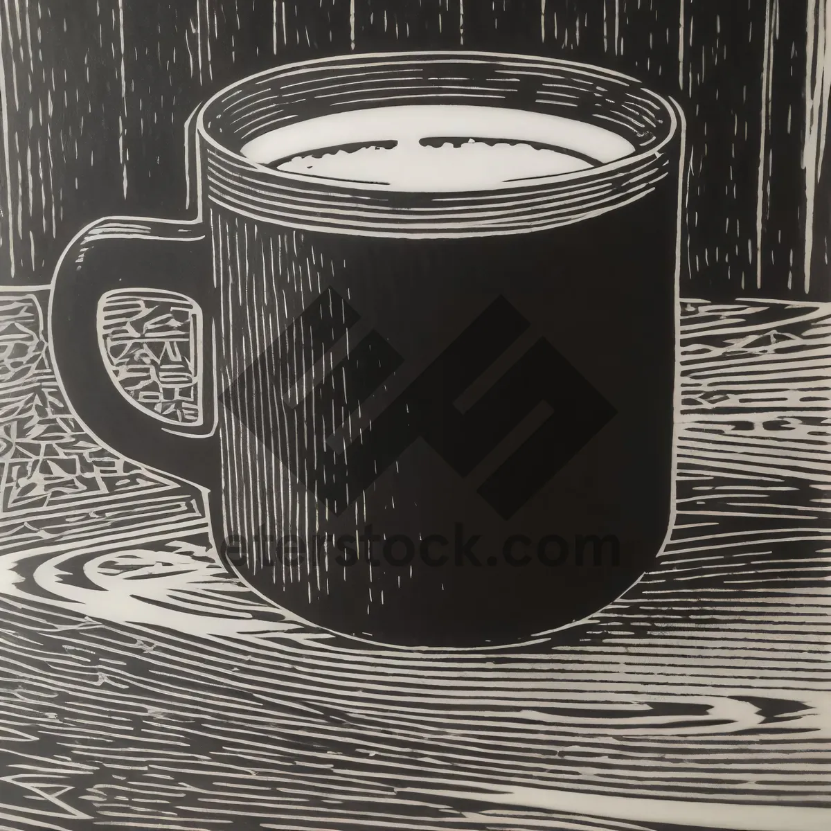 Picture of Hot Coffee Mug: A Morning Beverage Essential