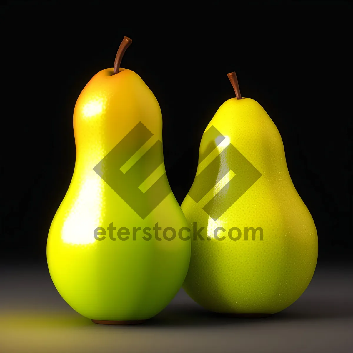 Picture of Vibrant Yellow Pear: Refreshing, Nutritious, and Delicious