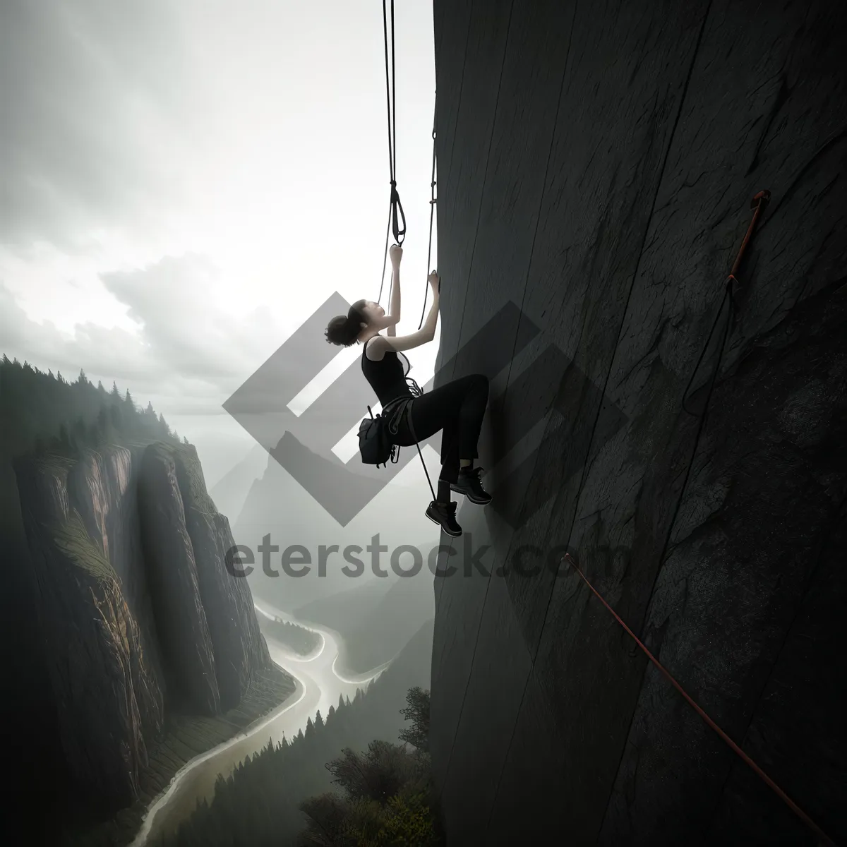 Picture of Skyline Rope Silhouette