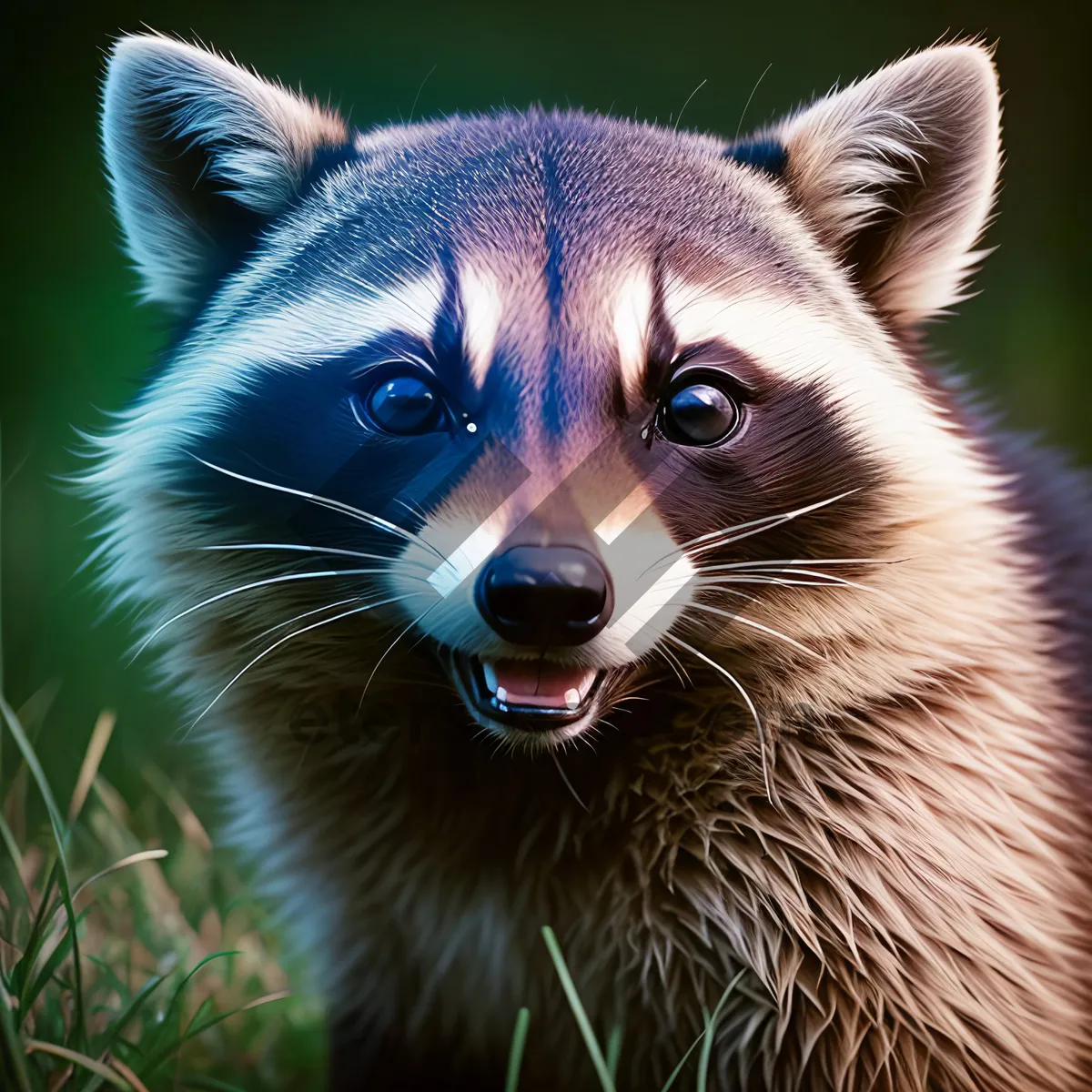 Picture of Curious Kitty with Whiskers and Furry Fur