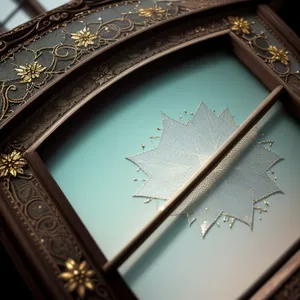 Vintage clock with antique hour and minute hands