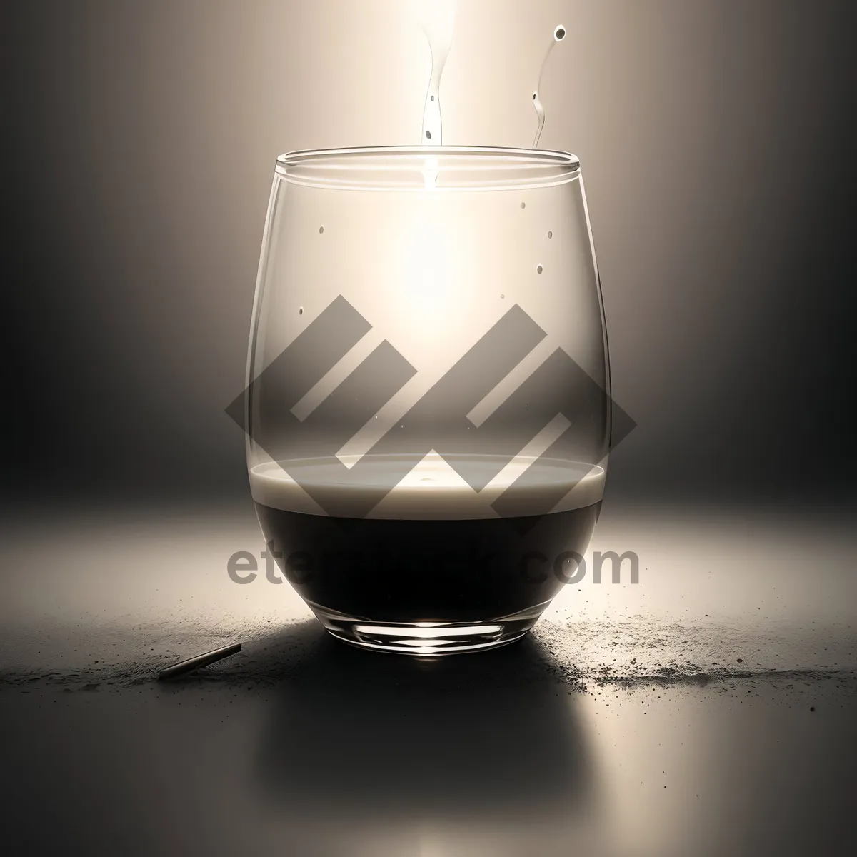 Picture of Spirited Celebration: Red Wine in a Glass