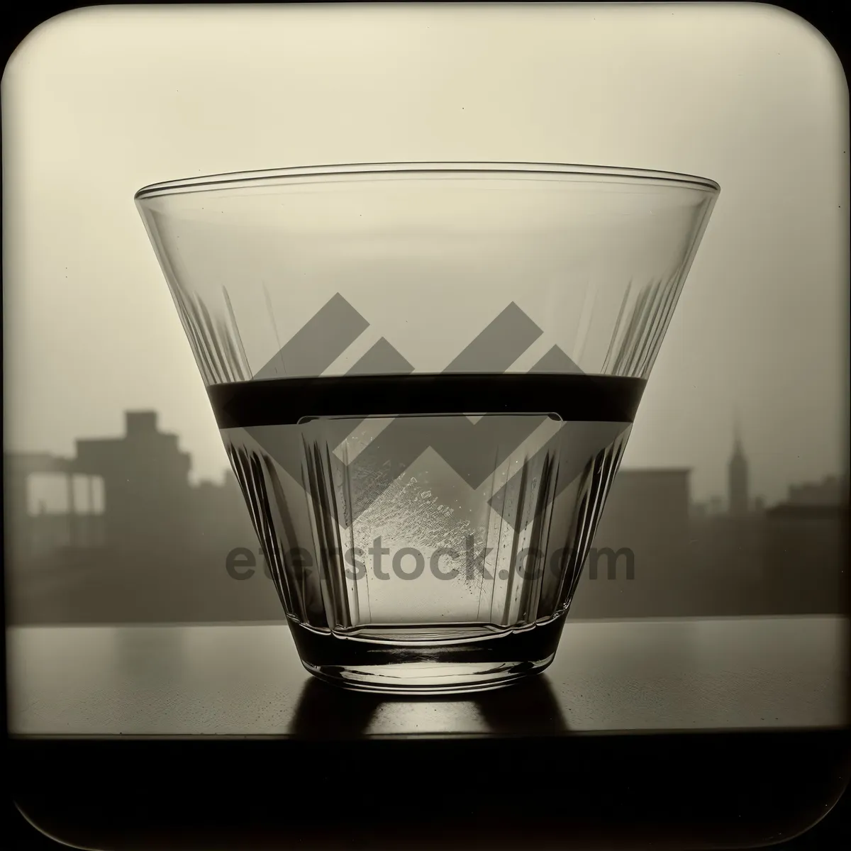 Picture of Chilled Martini in Transparent Glass for Celebration