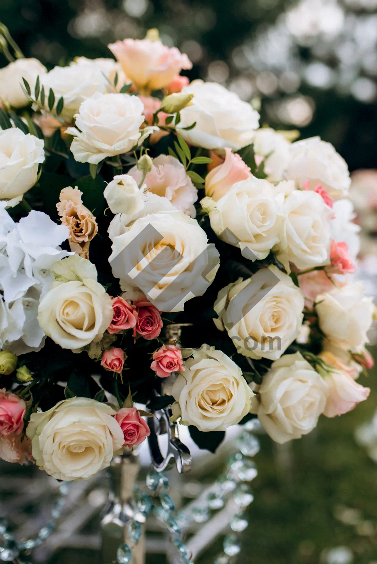 Picture of Pink Rose Wedding Bouquet for Romantic Celebration