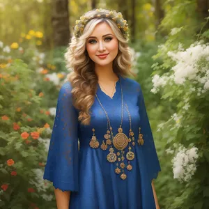 Happy brunette lady smiling outdoors in casual attire.