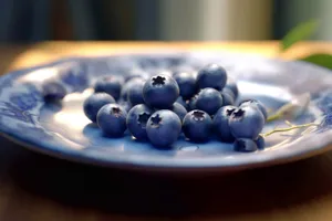 Fresh and Juicy Blueberries: Healthy and Delicious Snack