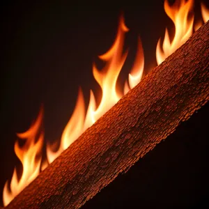 Fiery Blaze: A Vibrant Dance of Flames