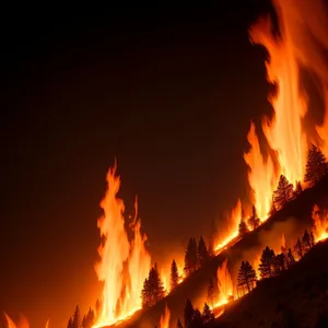 Fiery Blaze: A Glimpse into the Inferno