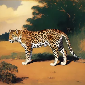 Leopard on the Prowl: Majestic Safari Predator