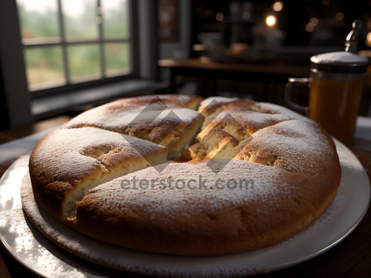 Picture of Bakery bun with grains and wheat crust