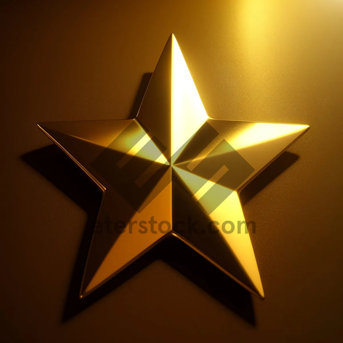 Picture of Sparkling 3D Gem Star Symbol