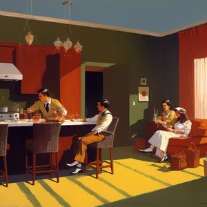 Business Meeting in Executive Office