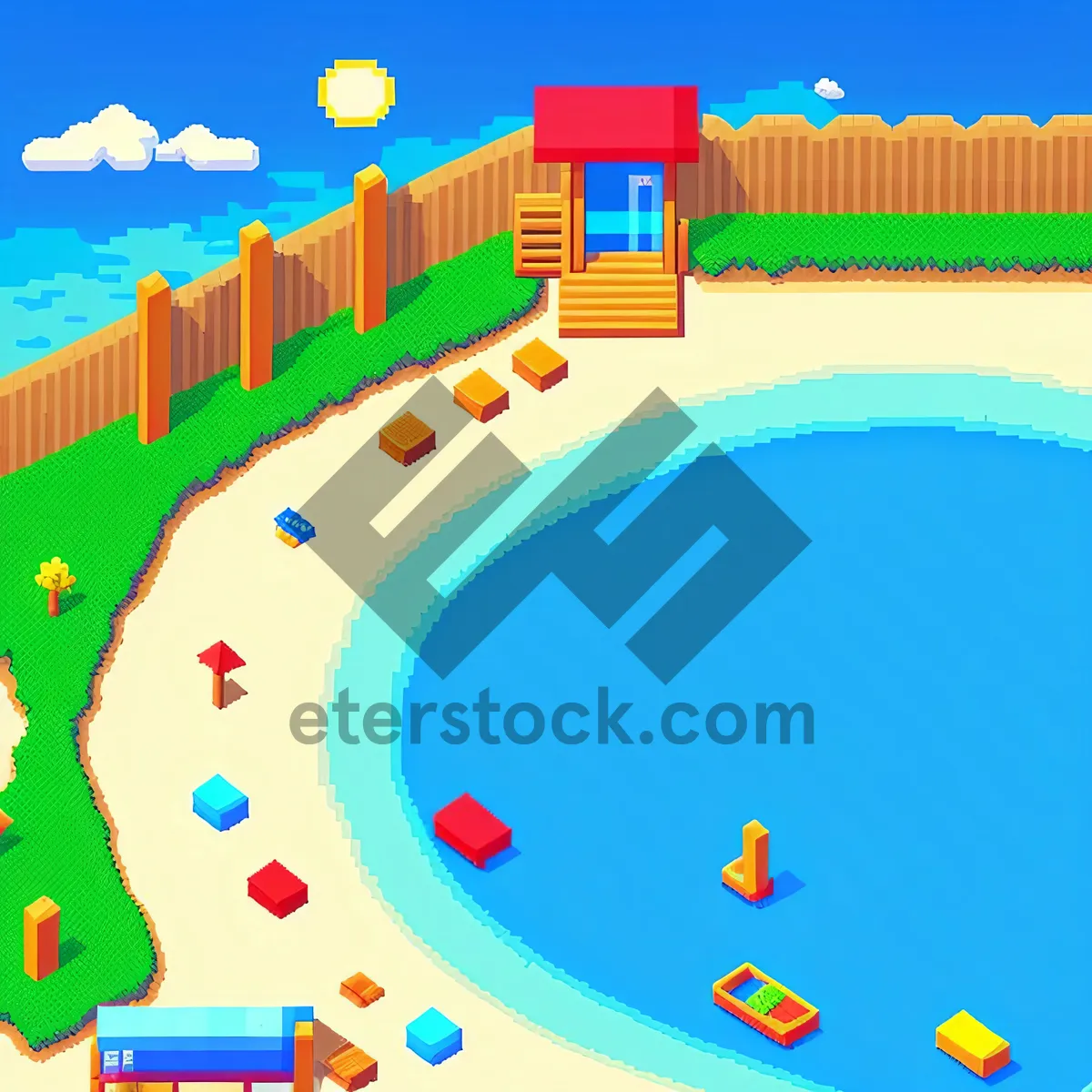 Picture of Whimsical Sky Moon Cartoon Design