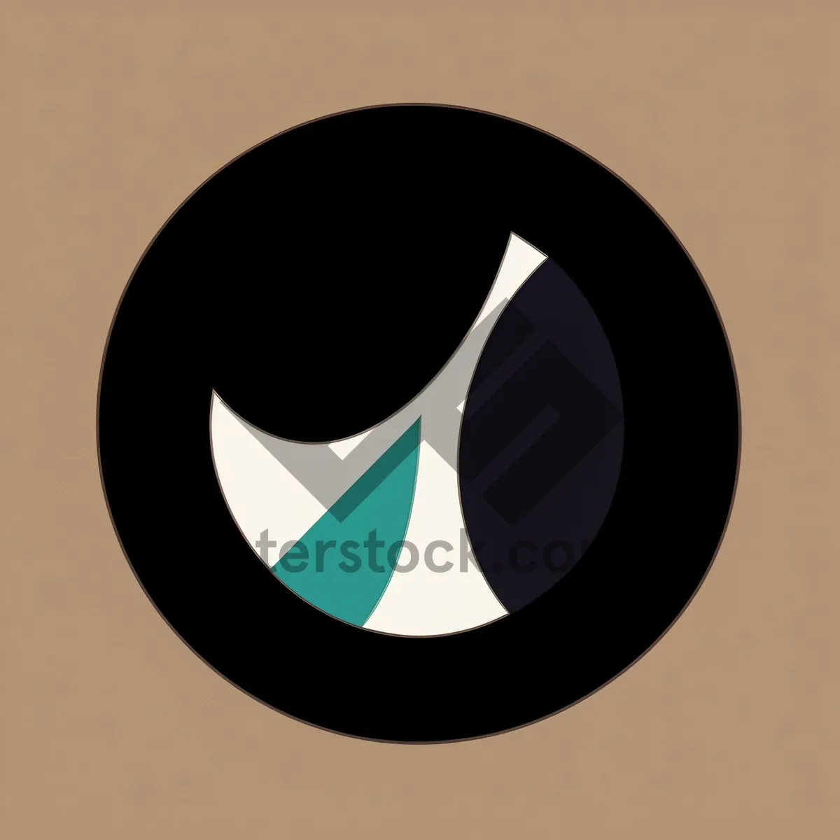 Picture of Black 3D Symbolic Icon Design