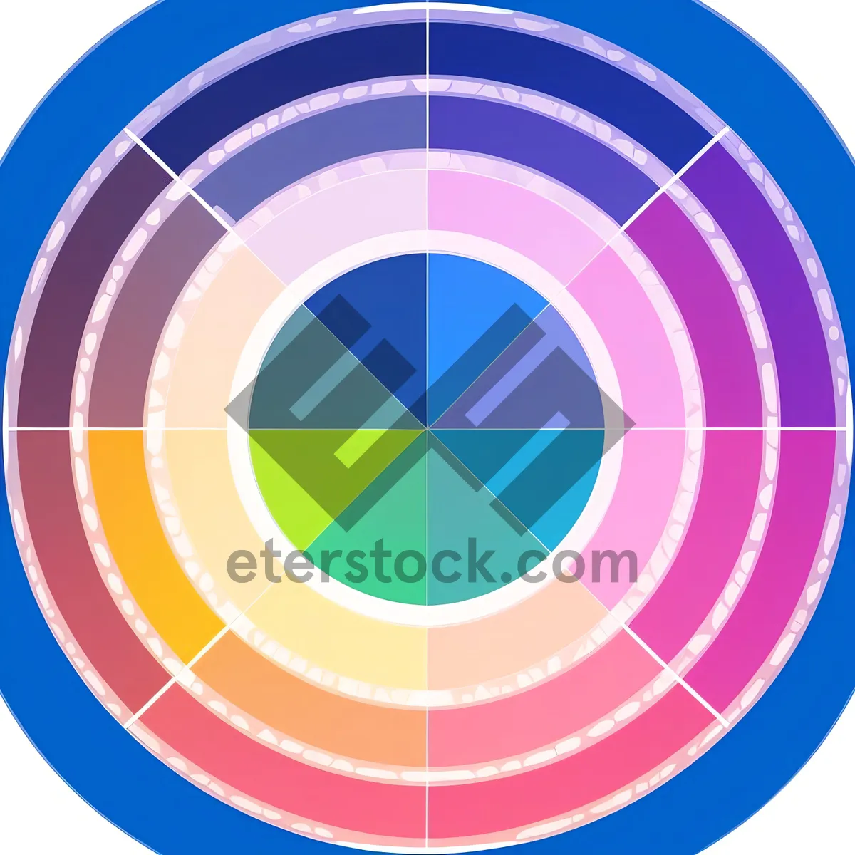Picture of Circle Button Graphic Web Icon Design
