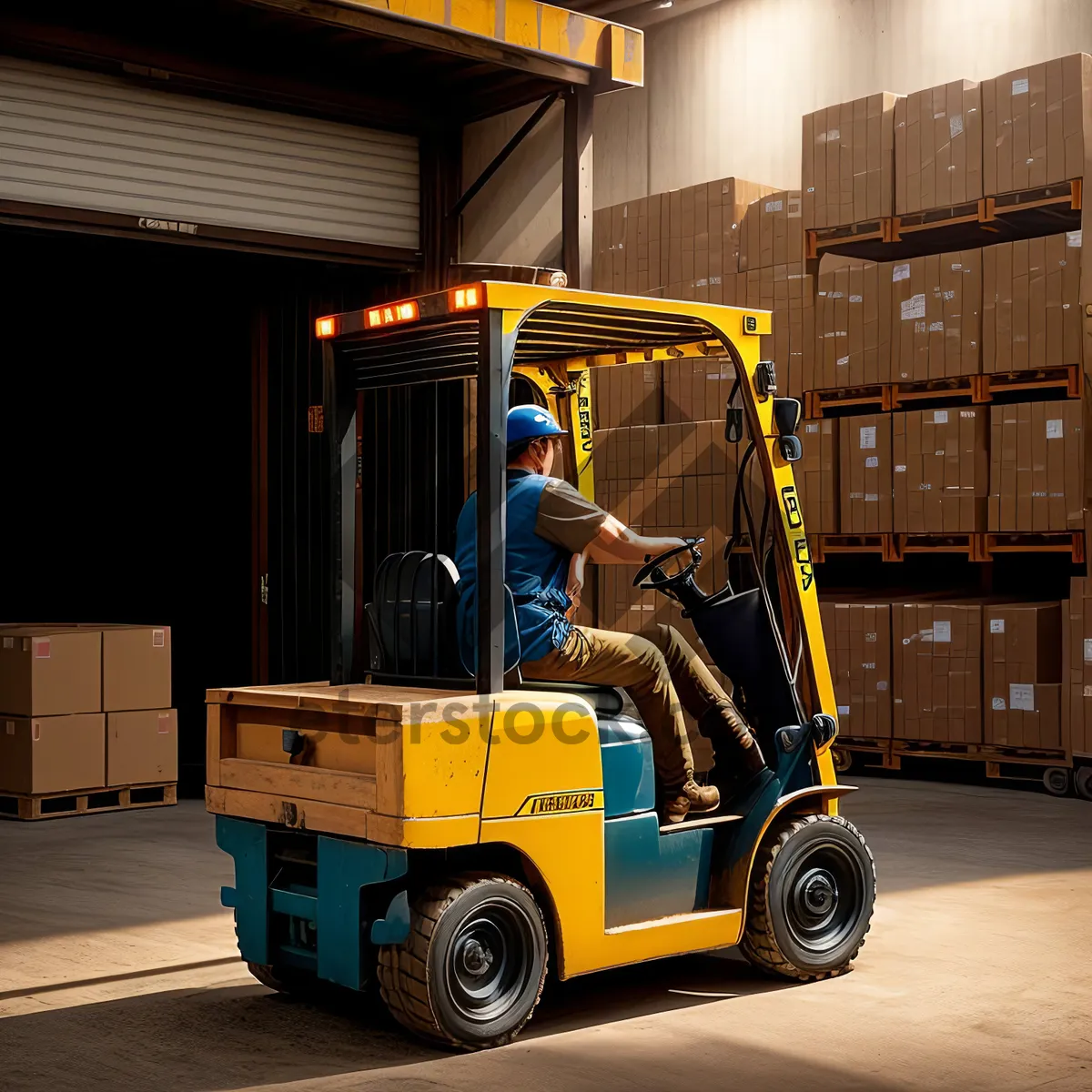 Picture of Heavy-duty Forklift for Efficient Industrial Cargo Handling