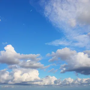 Vibrant Summer Skies over Ocean