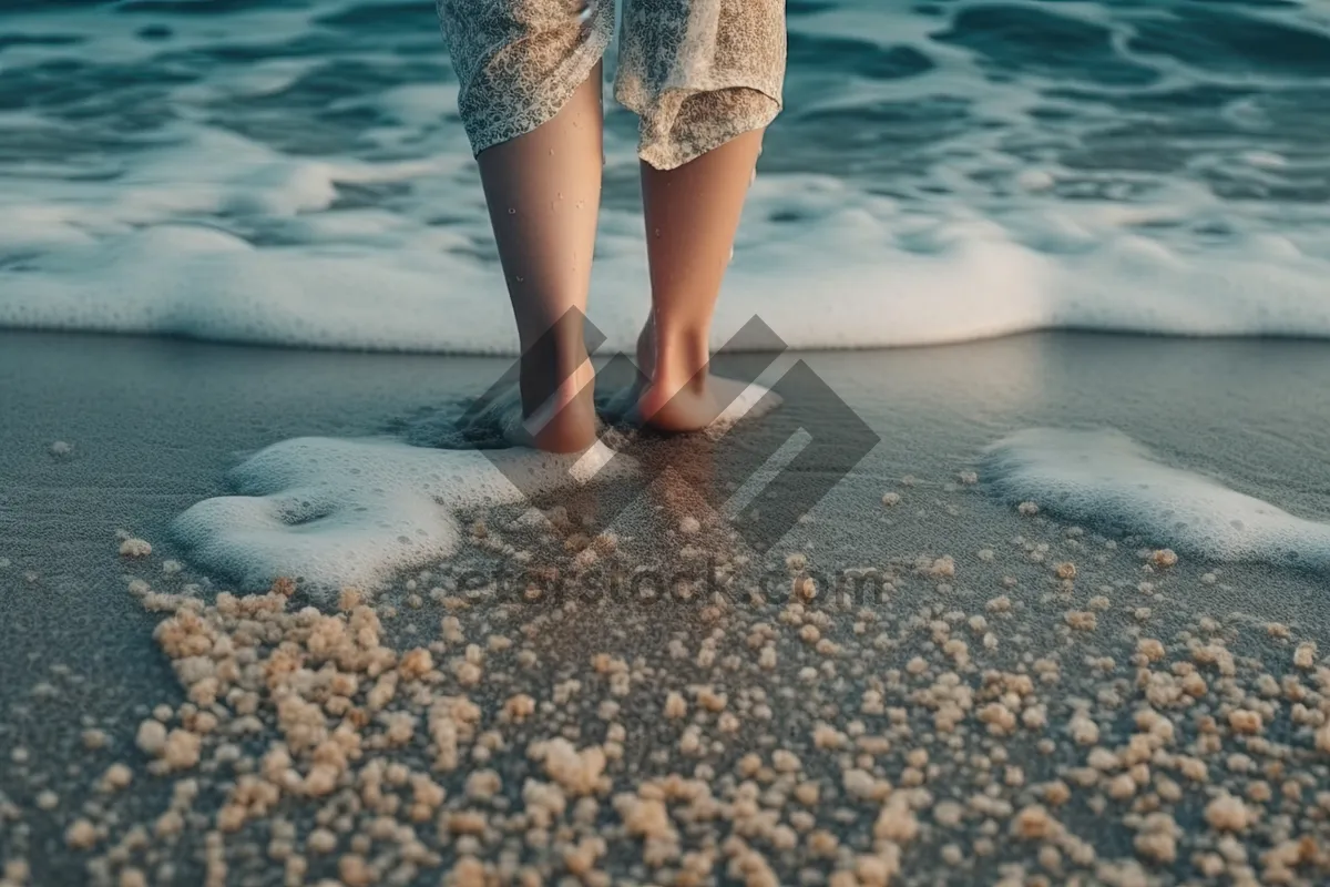 Picture of Happy vacation by the tropical beach