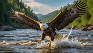 Bald Eagle in Flight