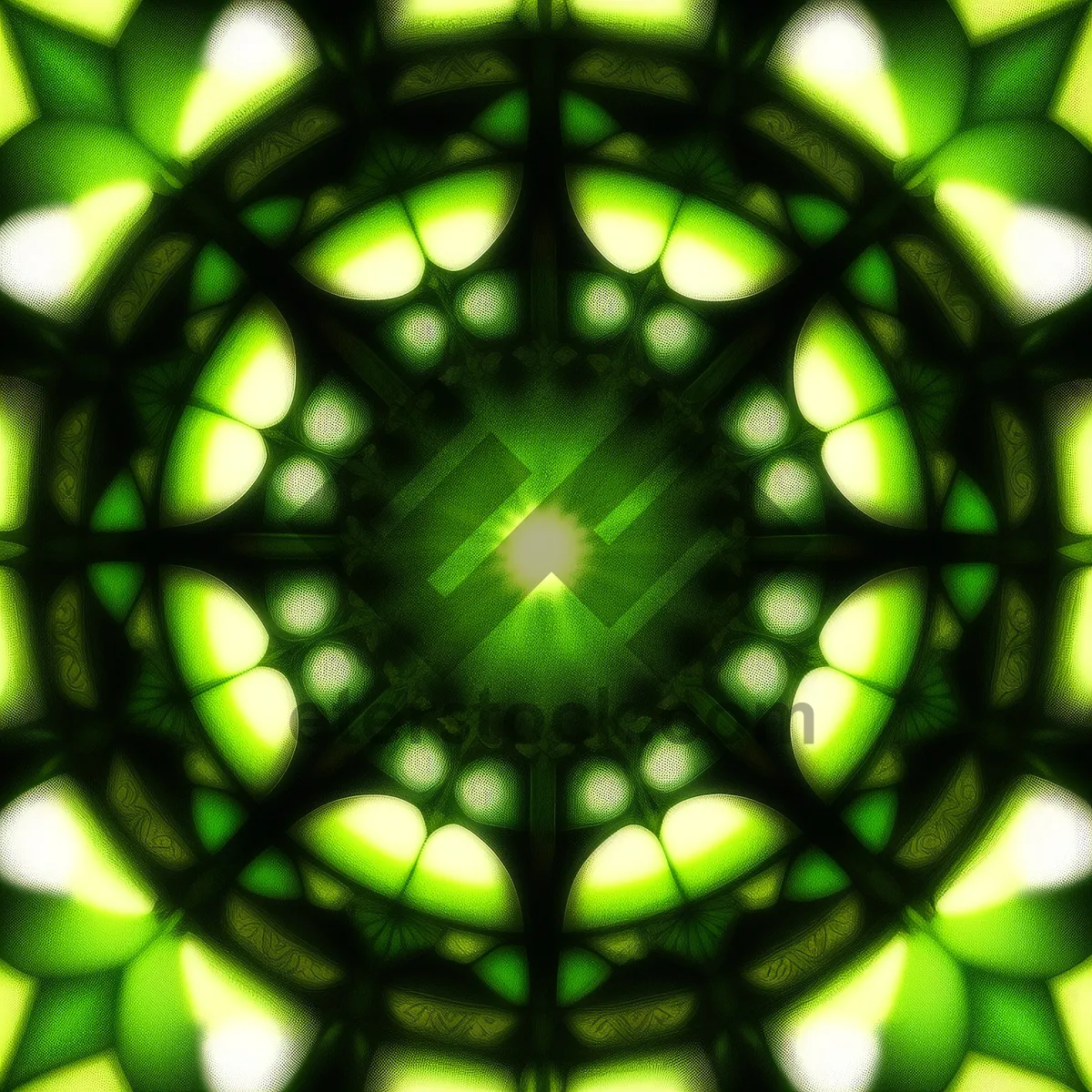 Picture of Futuristic Window Pattern with Digital Art
