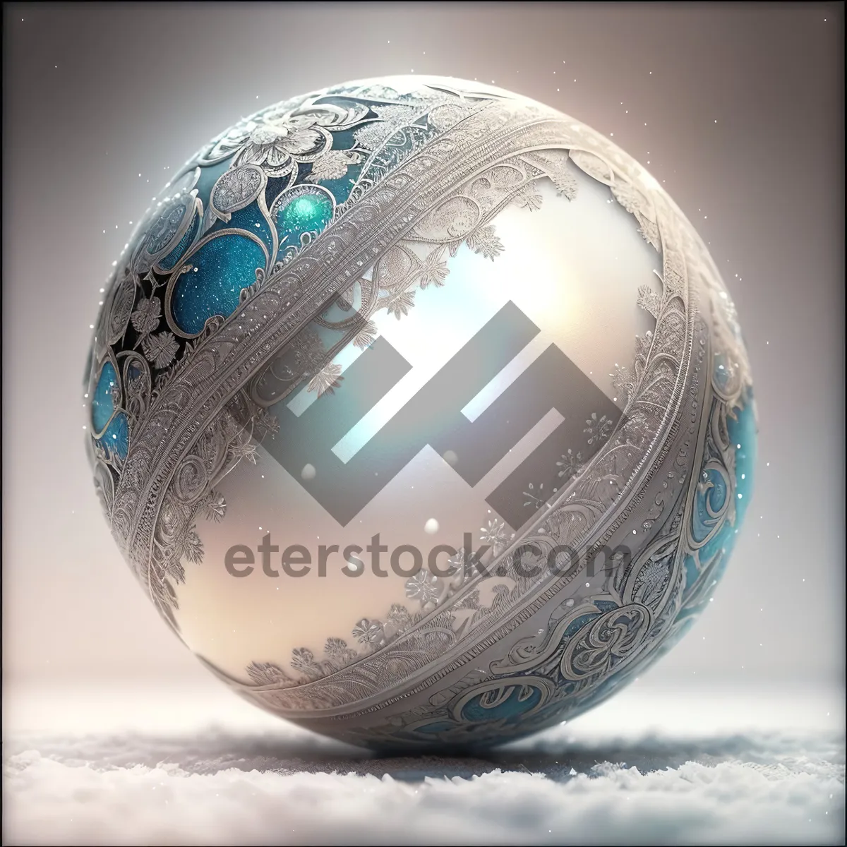 Picture of World Globe Ceramic Utensil: 3D Earth Map Sphere