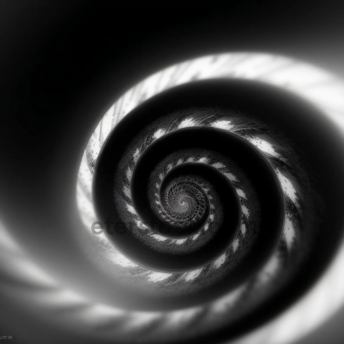 Picture of Coiled Art: Swirling Pattern of 3D Design