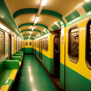 Modern Urban Subway Station Interior