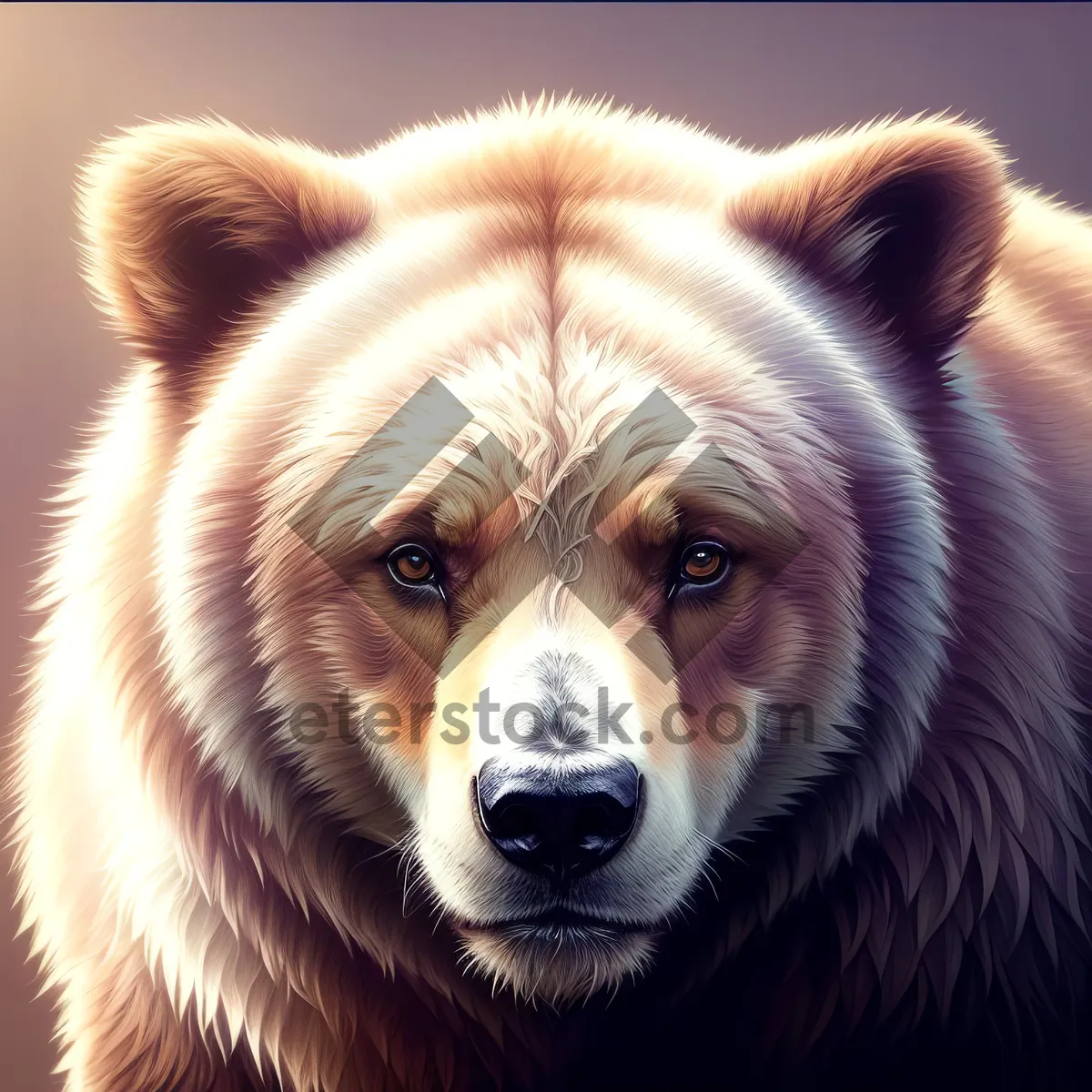 Picture of Fierce Brown Bear - Majestic and Wild