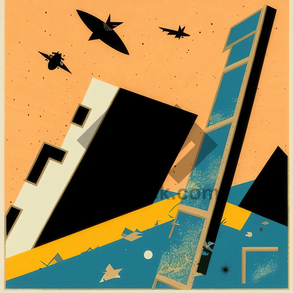 Picture of Country Flag on Vertical Stabilizer - Airfoil Symbol