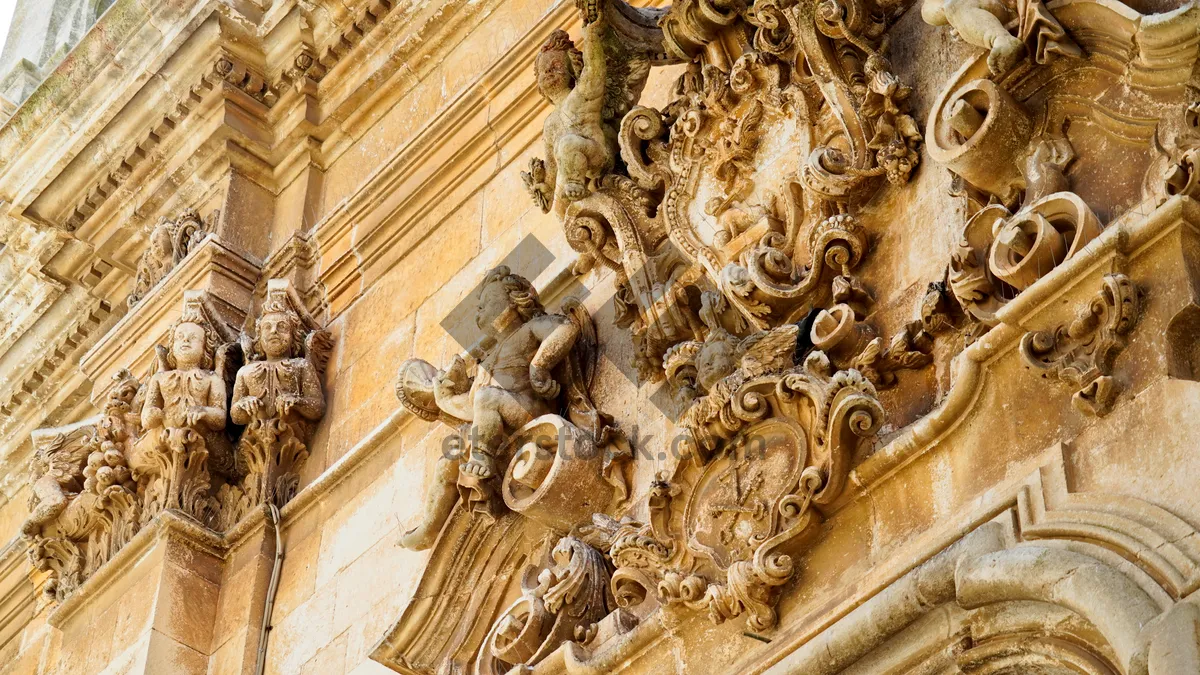 Picture of Ancient Temple Sculpture Carving in Stone