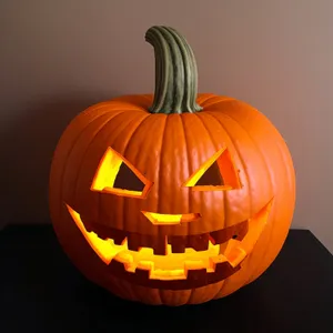 Spooky Jack-O'-Lantern Halloween Decoration