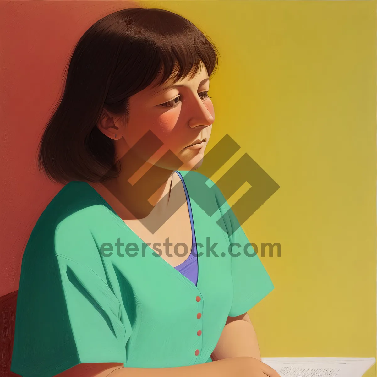 Picture of Happy Smiling Student with Laptop