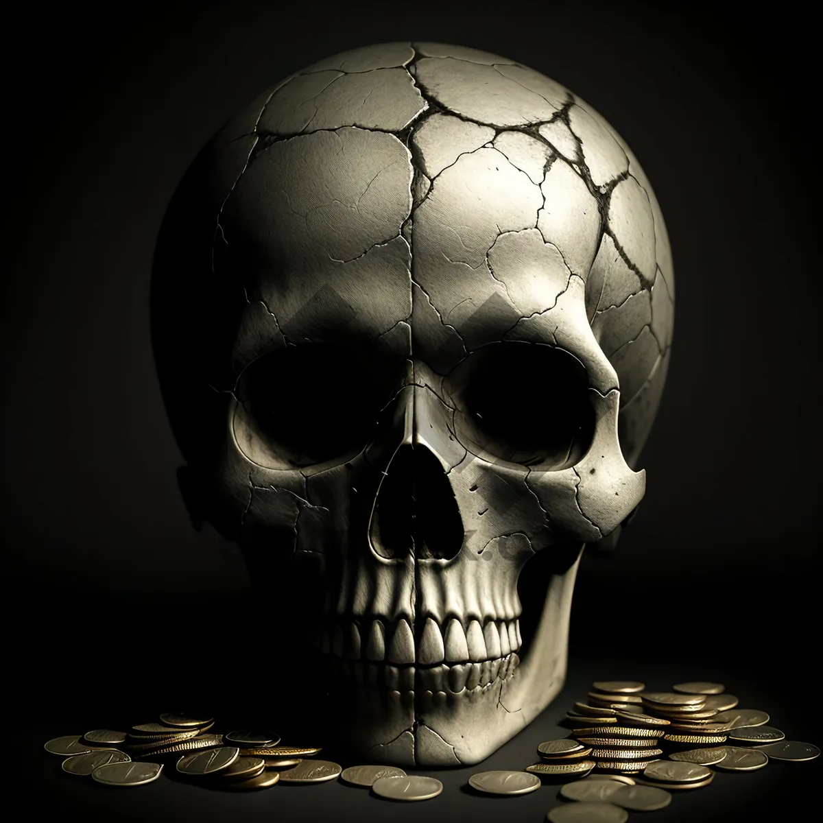 Picture of Pirate Skull: Sinister Anatomy of Death