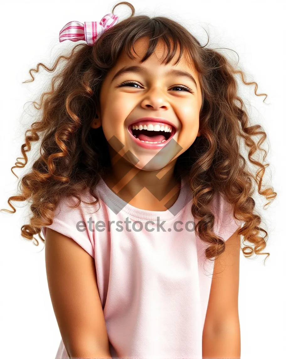 Picture of Fashion Model with Sensual Look and Beautiful Smile