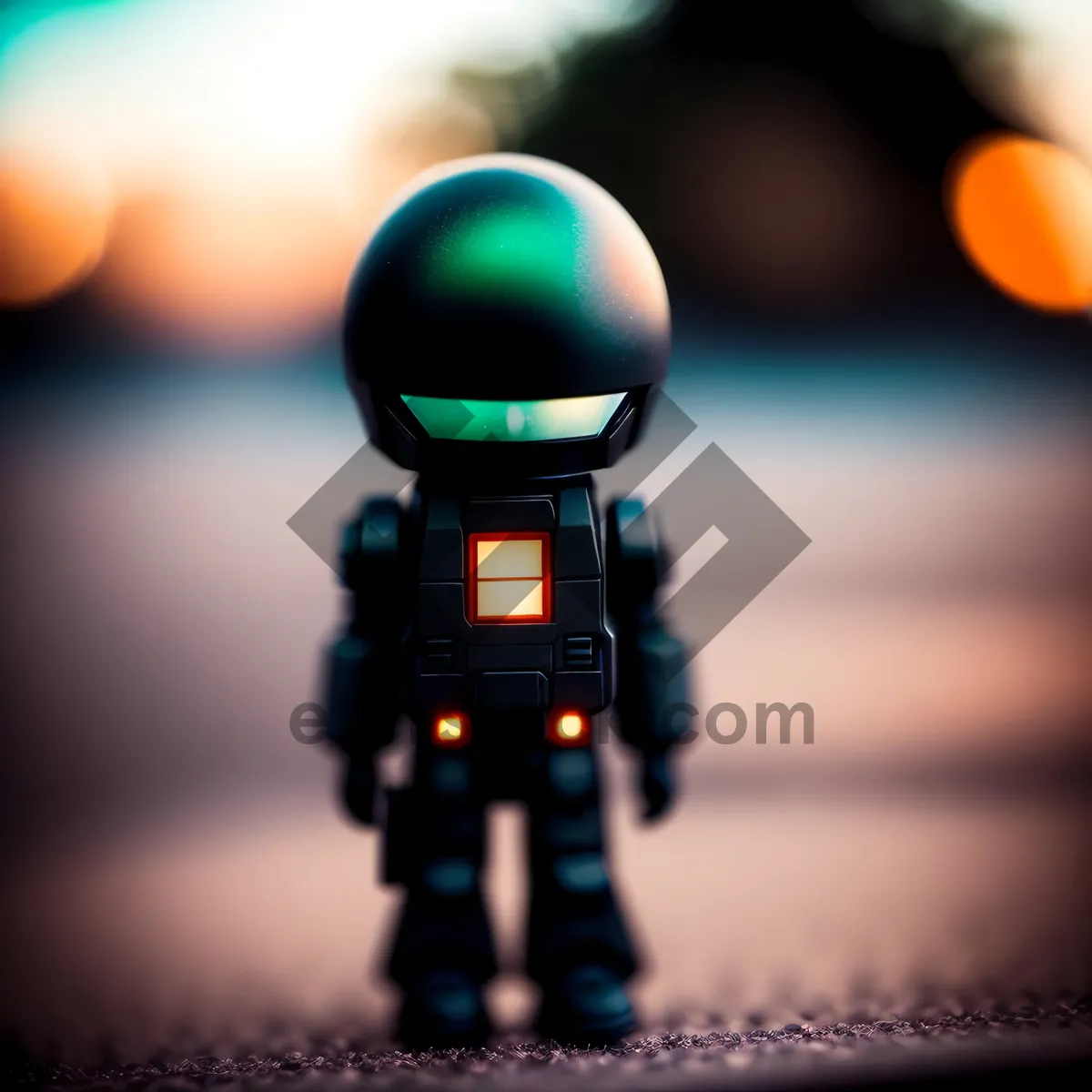 Picture of 3D Automaton Man Render - Cartoon Character Figure