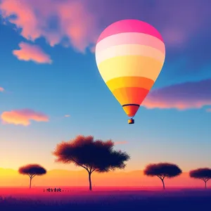 Colorful Hot Air Balloons Soaring in the Sky