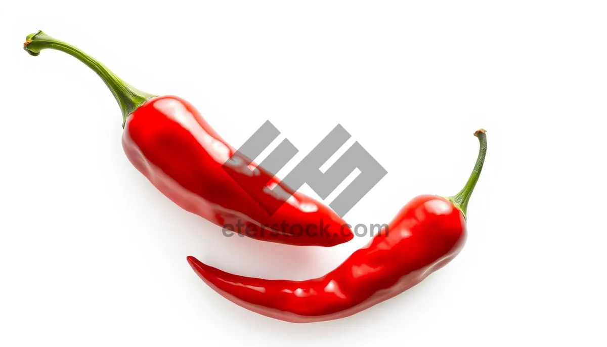 Picture of 3D Pepper Icon Symbol Sign Sweet Bell Pepper.