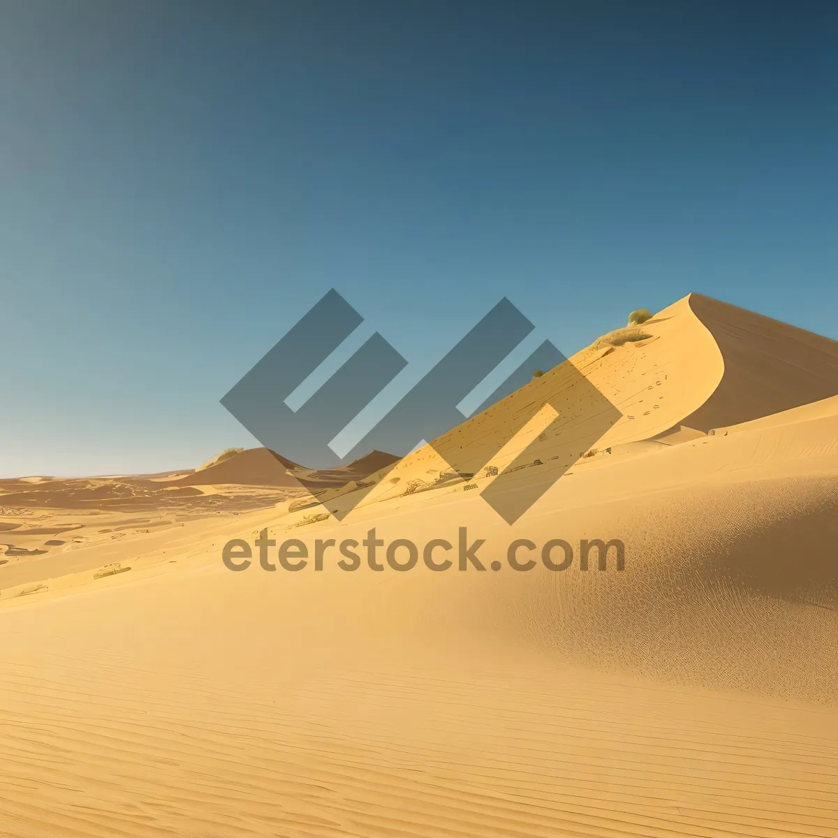 Picture of Sizzling Sahara: Majestic Desert Dunes Embrace Endless Adventure