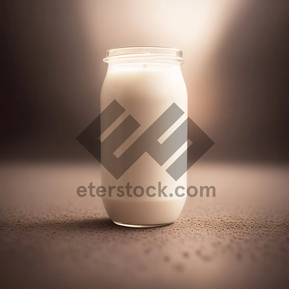 Picture of Fresh Creamy Milk in Glass Cup