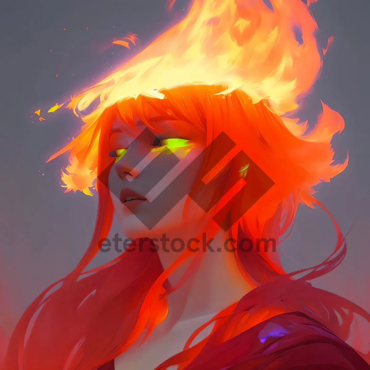 Picture of Fiery Blaze: Captivating Inferno of Heat and Passion