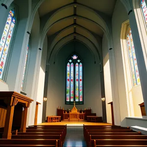 Grand Cathedral: Majestic Organ Resonates Through Historic Architecture