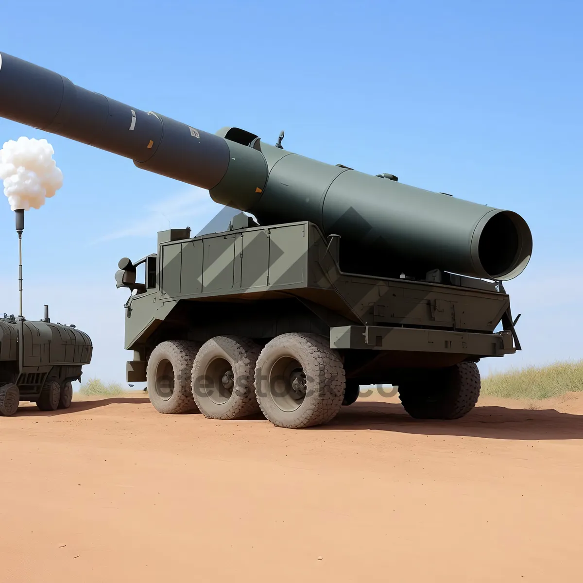 Picture of Skyrocketing Military Power: High-angle Gun Artillery