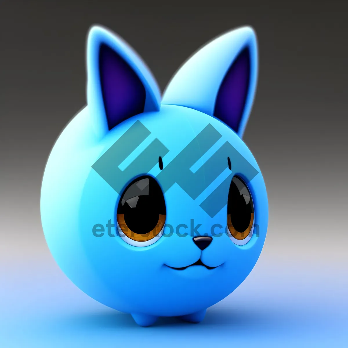 Picture of Adorable 3D Cartoon Bunny Piggy Bank